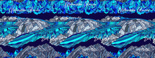 Load image into Gallery viewer, Glaciers Pet Bandana
